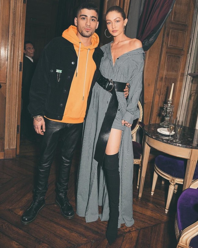 Gigi Hadid dan Zayn Malik pertama kali kencan pada November 2015. Keduanya sempat putus di 2017, namun beberapa bulan kemudian kembali menjalin hubungan asmara. Foto: Instagram/@gigihadid