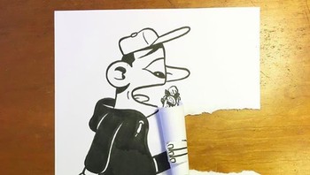 Makan kebab yang berceceran. Foto: Instagram