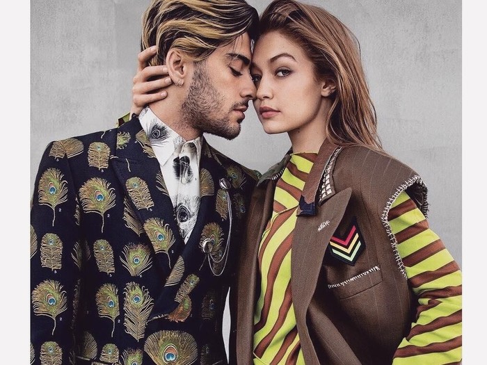 Gigi Hadid dan Zayn Malik PARIS, FRANCE - OCTOBER 02: Zayn Malik and Gigi Hadid attend the Givenchy show as part of the Paris Fashion Week Womenswear Spring/Summer 2017 on October 2, 2016 in Paris, France. (Photo by Pascal Le Segretain/Getty Images)