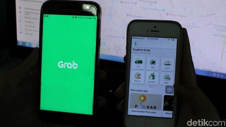 Ilustrasi Grab Ilustrasi Grab