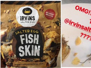 8 Bulan Lalu, Wanita Ini Juga Temukan Kadal di Keripik Irvins
