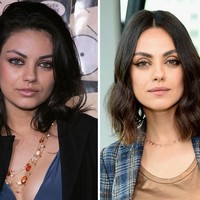 Mila Kunis di tahun 2005 dan di 2018. Bisa menemukan perbedaan di wajahnya? Rasanya sulit. Foto: Getty Images