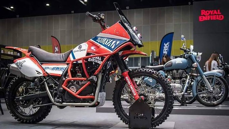 Royal Enfield Himalayan Bergaya Rally Dakar. Foto: Morebikes Royal Enfield Himalayan Bergaya Rally Dakar. Foto: Morebikes