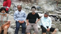 Selain kolam air dengan suhu mendidih, kawah ini memiliki 3 kolam lainnya yang airnya relatif cukup hangat dan bisa dipakai untuk berendam dengan suasana rileks (Idris/detikTravel)