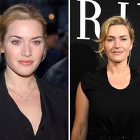 Kate Winslet tetap cantik dan terlihat tak menua dari 2002 hingga 2018. Sudah 16 tahun! Nggak nyangka ya. Foto: Getty Images