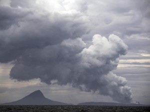 Penampakan Gunung Anak Krakatau Usai Erupsi dari Luar Angkasa