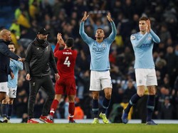 Kemenangan City ini membuat persaingan juara Liga Inggris kembali terbuka. Liverpool mengumpulkan 54 poin, City empat angka lebih sedikit. Setelah itu asih ada Tottenham Hotspur yang mengumpulkan 48 poin. (Foto: Phil Noble/Reuters)