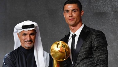 Cristiano Ronaldo Pemain Terbaik Dunia Versi Globe Soccer Awards