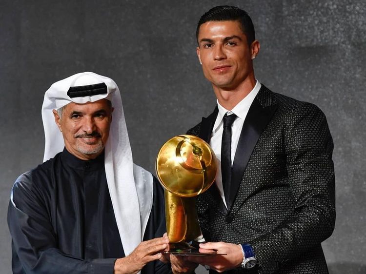 Cristiano Ronaldo Pemain Terbaik Dunia Versi Globe Soccer Awards