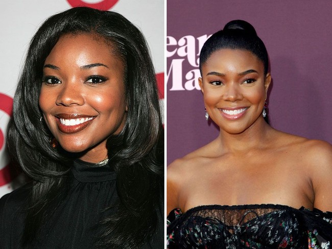 Di usia yang sudah mencapai kepala empat, aktris Gabrielle Union masih tampak seperti wanita berusia pertengahan 20-an tahun. Ini perbedaan penampilannya di 2005 dan 2018. Foto: Getty Images