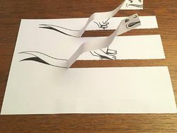 Kreatif! Dari Sobekan Kertas Hasilkan Gambar 3D