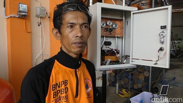 Bermodal Rp 5 Juta, Staf BPBD Banjarnegara Rakit Dektektor Longsor