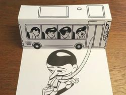 Kreatif! Dari Sobekan Kertas Hasilkan Gambar 3D