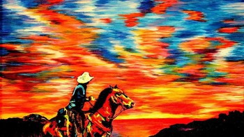 Pada dasarnya apa yang saya lakukan adalah mengganti segala sesuatu yang mata akan lakukan untuk seorang seniman yang terlihat dengan rasa sentuhan, tulisnya di Brambliit. (Foto: John Bramblit)