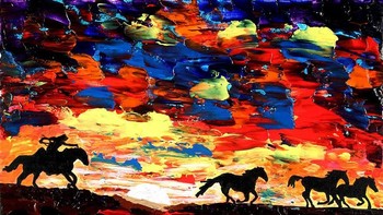 Namun dari kebutaannya karirnya sebagai seorang pelukis justru bersinar dan menjadi terkenal di Amerika. (Foto: John Bramblit)