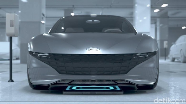 Ilustrasi wireless charging. Foto: Hyundai Ilustrasi wireless charging. Foto: Hyundai