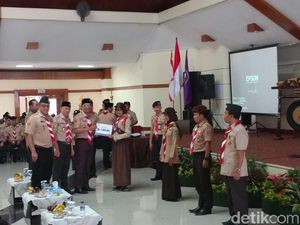 Ridwan Kamil Jadikan Pramuka Ujung Tombak Program Kebencanaan