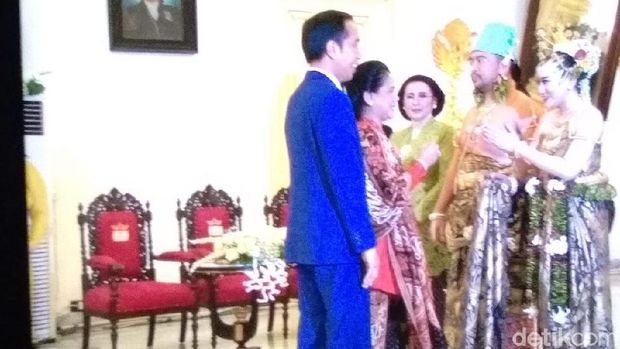 Jokowi Hadiri Resepsi Dhaup Ageng Puro Pakualaman