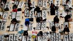 Serunya Anak-anak Ikuti Kontes Kaligrafi di Jepang