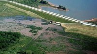 Bendungan Sadd-e Kobar, dibangun di tepi Sungai Kobar, Iran, sejak abad ke-10 untuk menahan banjir sekaligus irigasi. Isitmewa/Acses.
