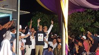 Cawapres nomor urut 02 Sandiaga Uno mengakhiri kunjungan di Pondok Pesantren Darul Ibtida, Tangerang, Banten. Dia mengatakan total kunjungannya per-hari ini 1000 titik. (Foto: Zunita Amalia Putri/detikcom)