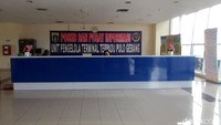 Pusat informasi terminal juga mudah ditemui ketika masuk ke dalam gedung di lantai 2.