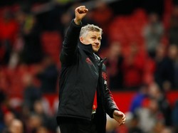 Dengan kemenangan atas Reading, MU kini sudah memenangi lima pertandingan beruntun bersama Ole Gunnar Solskjaer. Foto: Phil Noble/Reuters