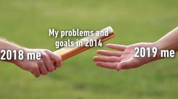 Tapi, sepertinya masih ada saja orang yang belum selesai resolusi untuk 2014 lalu. Foto: Istimewa