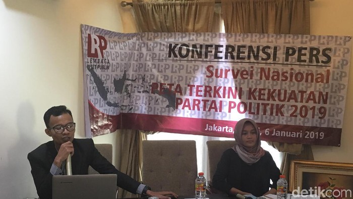 Survei LRP: PDIP 31,2%, Gerindra 17,8%