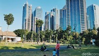 Pembangunan hutan kota itu telah dimulai sejak Mei 2016. Akses masuk menuju hutan kota bisa melalui pintu 5 GBK, tepat di seberang fX Sudirman.