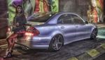 Gaya Vanessa Angel di Antara Mobil-mobil Jerman dan Motor Kecil