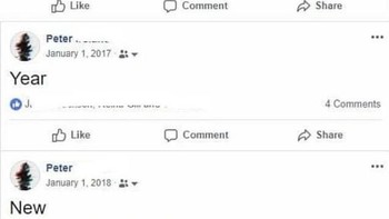 Kata-kata yang sering muncul tiap pergantian tahun biasanya new year, new me. Foto: Istimewa