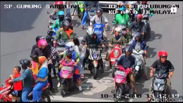 Viral, Pelanggar Lalin di Tasikmalaya Bikin Geleng-geleng Kepala