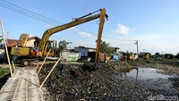 Pemerintah Kabupaten Bekasi pun mengerahkan petugasnya untuk membersihkan sampah di kawasan tersebut.