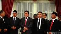 Acara ini dihadiri sejumlah menteri kabinet kerja.