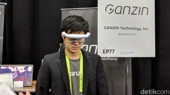 Seperti ini perangkat VR buatan startup bernama Ganzin. Foto: detikINET/Adi Fida Rahman