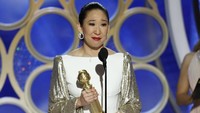 Bahkan ia berhasil membawa pulang piala Golden Globe atas penampilannya di serial Killing Eve. Paul Drinkwater/NBCUniversal via Getty Images
