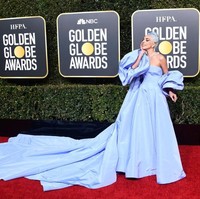 Penyanyi bernama asli Stefani Joanne Angelina Germanotta ini hadir sebagai nomine aktris terbaik film drama berkat perannya di ‘A Star Is Born’. Soundtrack film tersebut, ‘Shallow’, yang dinyanyikannya juga masuk kategori lagu orisinal terbaik di ajang penghargaan bergengsi bagin insan film dan TV Hollwyood itu. (Foto: Getty Images)