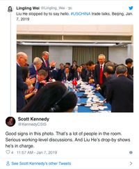 Ada Aura Positif dari Perundingan Dagang AS-China