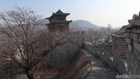 Meski memiliki nilai sejarah yang tinggi, The Great Wall of Qi bukanlah destinasi utama dari Jinan. Karena memang kondisi dari Tembok Besar ini sudah setengah hancur. (Bonauli/detikTravel)