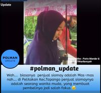 Ini Status Wanita Cantik Penjual Siomay yang Viral