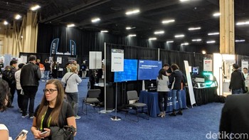 Salah satu sudut di CES 2019. Foto: detikINET/Adi Fida Rahman