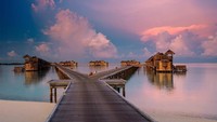 Inilah resort mewah Gili Lankanfushi di Maldives. Resort mewah ini mengalami tragedi kebakaran hebat yang terjadi pada Rabu (2/1) pekan lalu. (Instagram/@gili.lankanfushi)