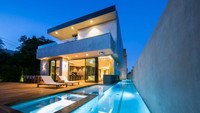 Rumah ini terletak di Kilkea Drive, Hollywood Barat. Istimewa/Sky Photography LA/Inhabitat.