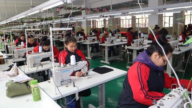 Suasana di kamp Uighur Xinjiang