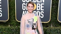 Bintang Charlie Angels Lucy Liu juga turut hadir dengan gaun pink. Jon Kopaloff/Getty Images