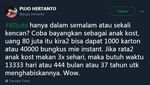 Rp 80 Juta Bisa Makan Mie 41 Tahun dan Mandi Air Kelapa Muda