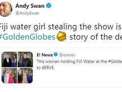 Gadis Manis Pembawa Air Minum Golden Globes Viral di Medsos
