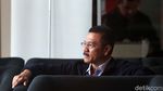 Senyum Gamawan Fauzi Saat Diperiksa KPK