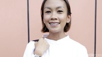 Rumah tangga Melanie Putria dan Angga Maliq & DEssentials tengah beraja di ujung tanduk. Namun ia menyebut keduanya bisa saja rujuk dan kembali bersama lagi.  Foto: Palevi S/detikFoto